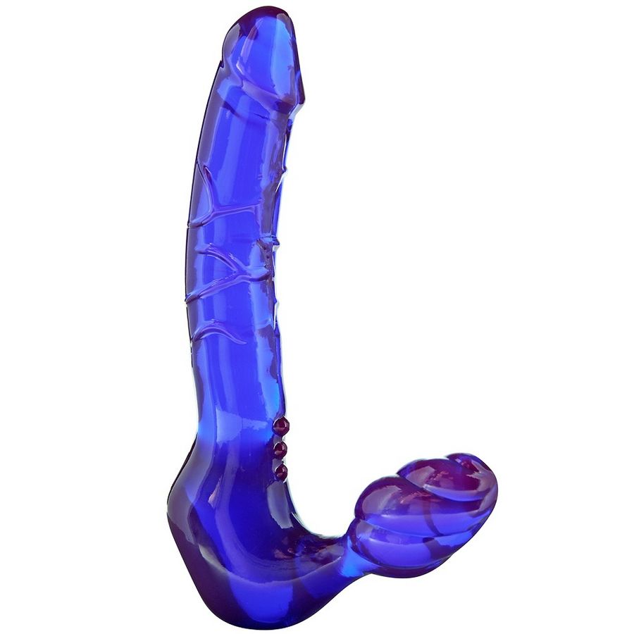 ToyJoy — Double gode sans harnais Bend Over Boyfriend, 20 cm
