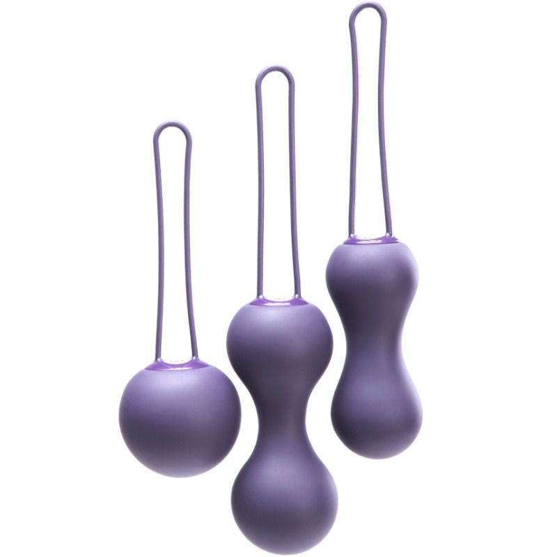 Je Joue Ami, jeu de trois boules de Kegel, violet