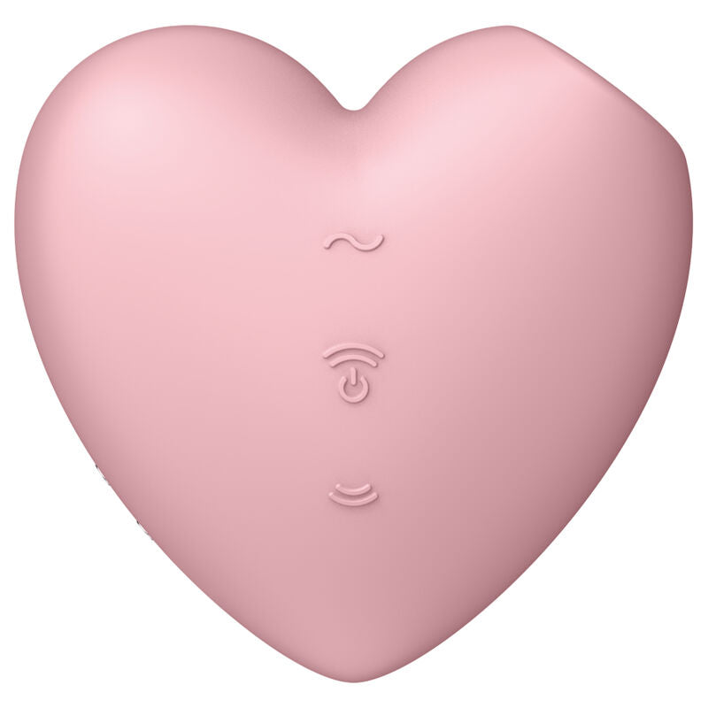 Satisfyer — Stimulateur clitoridien Cutie Heart, coloris rose