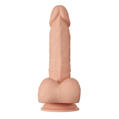 Gode réaliste à testicules Baile Bahamut 21,8 cm, vu de l'arrière