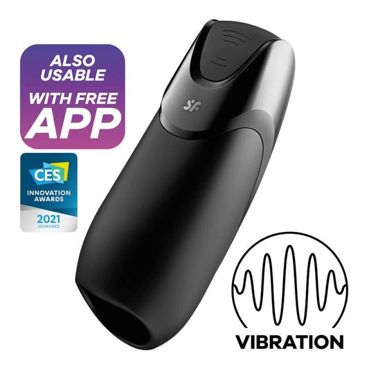 Satisfyer — Men Vibration+: masturbateur vibrant noir