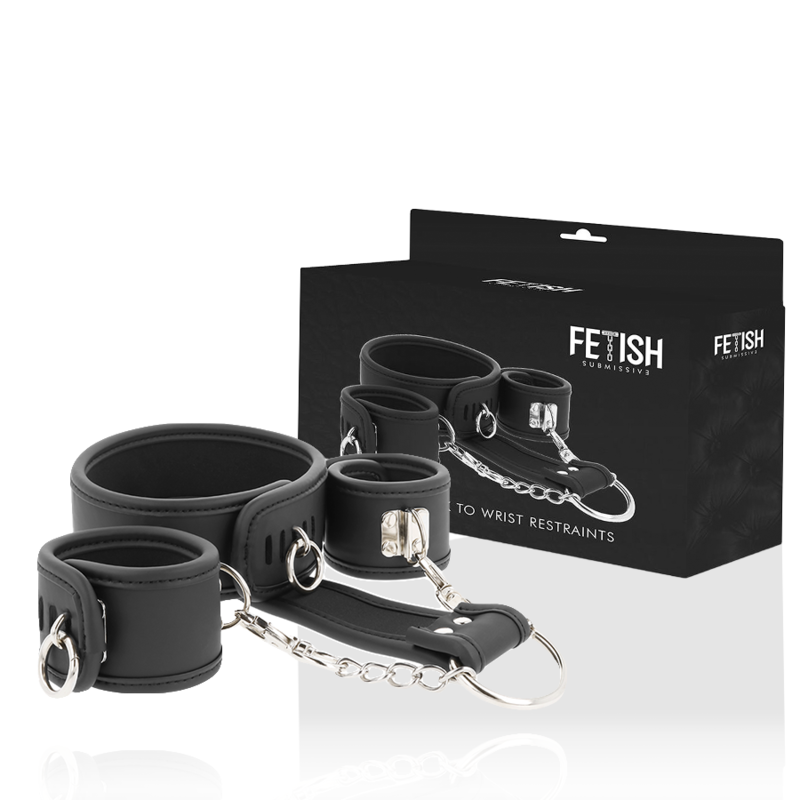 Fetish Submissive — Menottes Vegan Leather Necklace