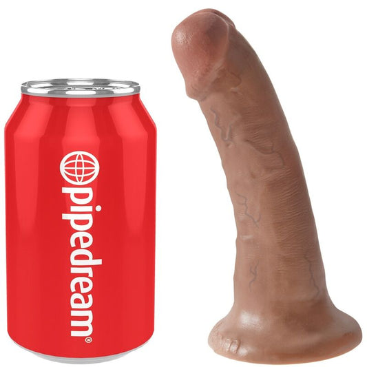 King Cock, gode realiste caramel, 15 cm — caramel