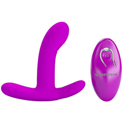 Pretty Love — Geri : vibro point G et clitoris télécommandé, rose