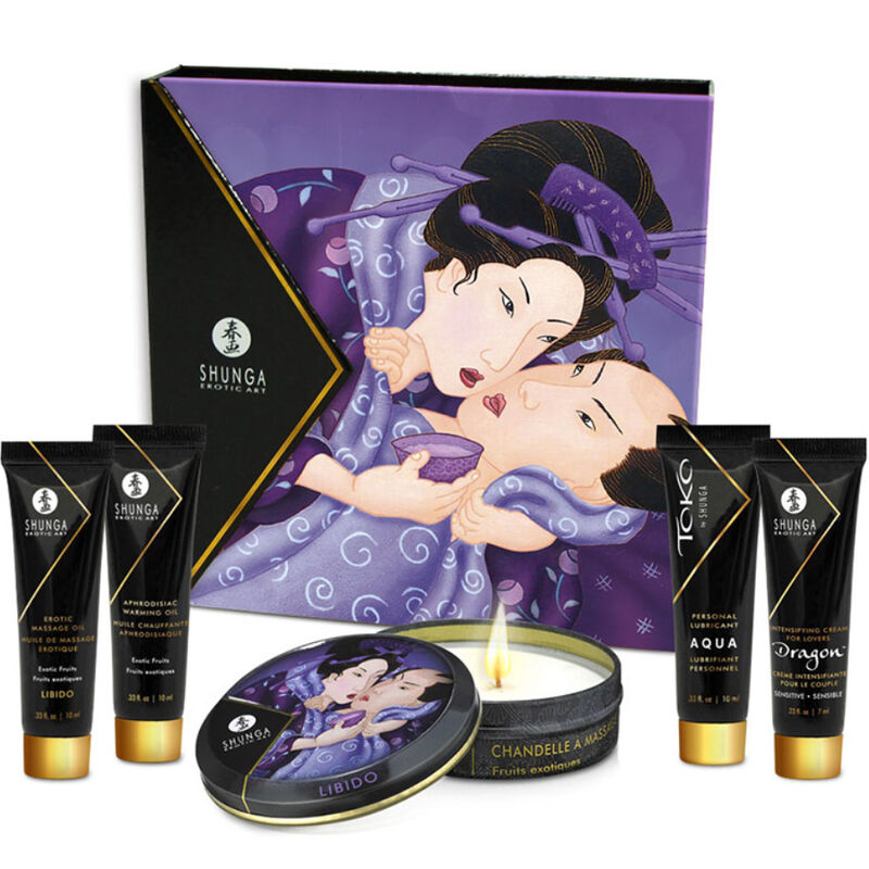 Shunga — Coffret sensuel Geisha's Secrets Exotic, petit format