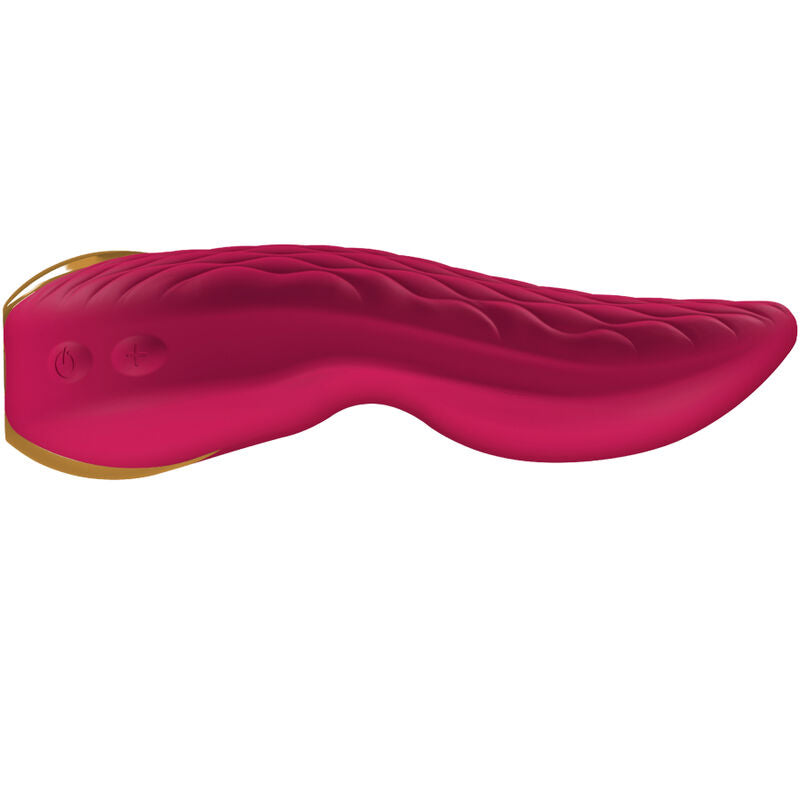 Stimulateur clitoridien Shunga Aiko, coloris fuchsia, de profil