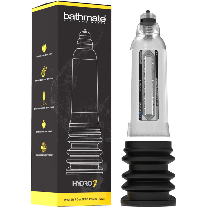 Bathmate — Pompe Hydro Hercules, coloris transparent