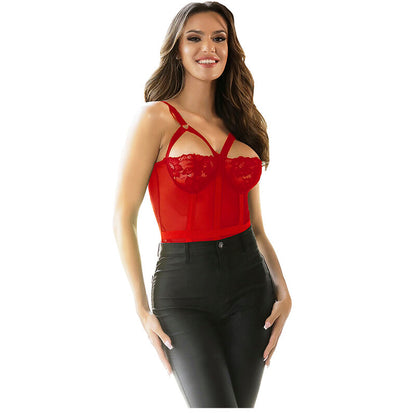 Subblime — Body Garter Strap, coloris rouge