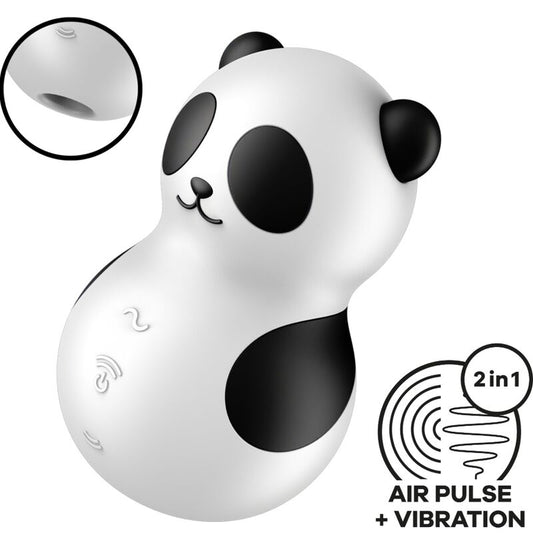 Satisfyer — Vibromasseur Pocket Panda Stimulator, coloris noir