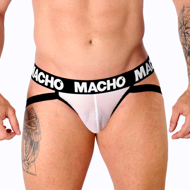 Macho — Tenue Mx26x1 Jock, coloris blanc