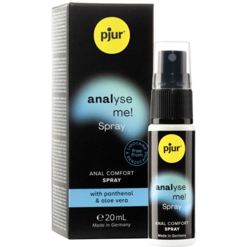 Pjur — Spray intime Analyse Me : confort anal