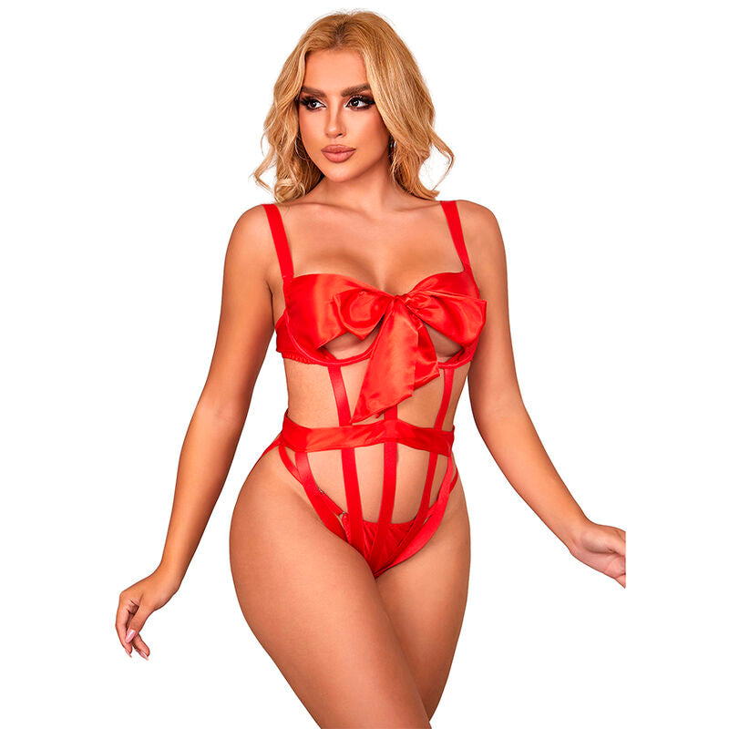 Subblime — Body Openwork Bow, coloris rouge
