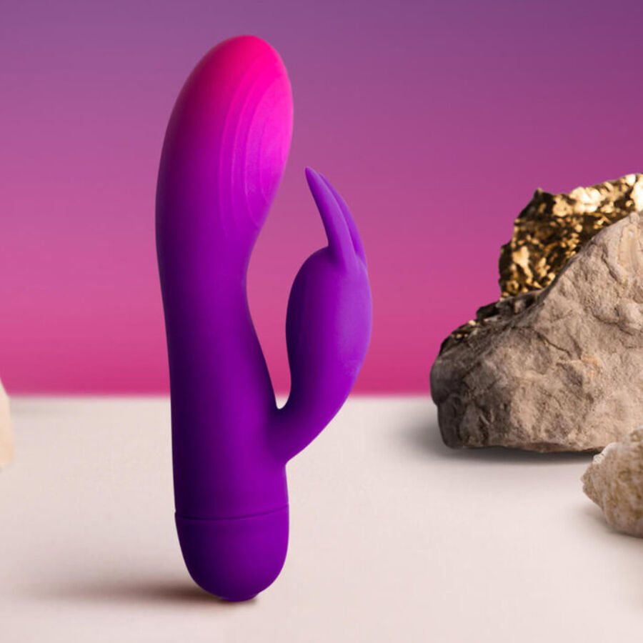 Rocks-Off — Vibromasseur rabbit Glo- Girl, coloris violet