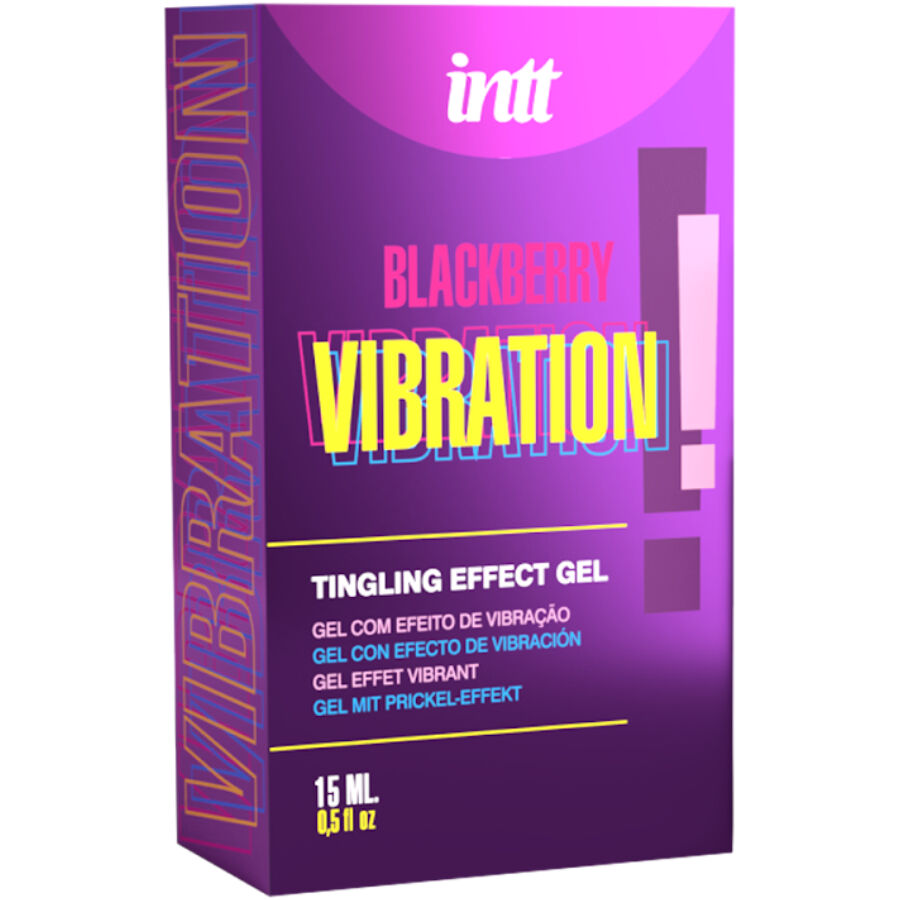 INTT — Gel stimulant Liquid Vibrating Blackberry
