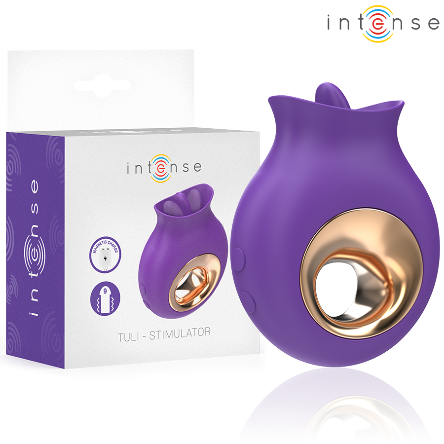 Intense — Vibromasseur Tuli Clitoris Stimulator, coloris violet