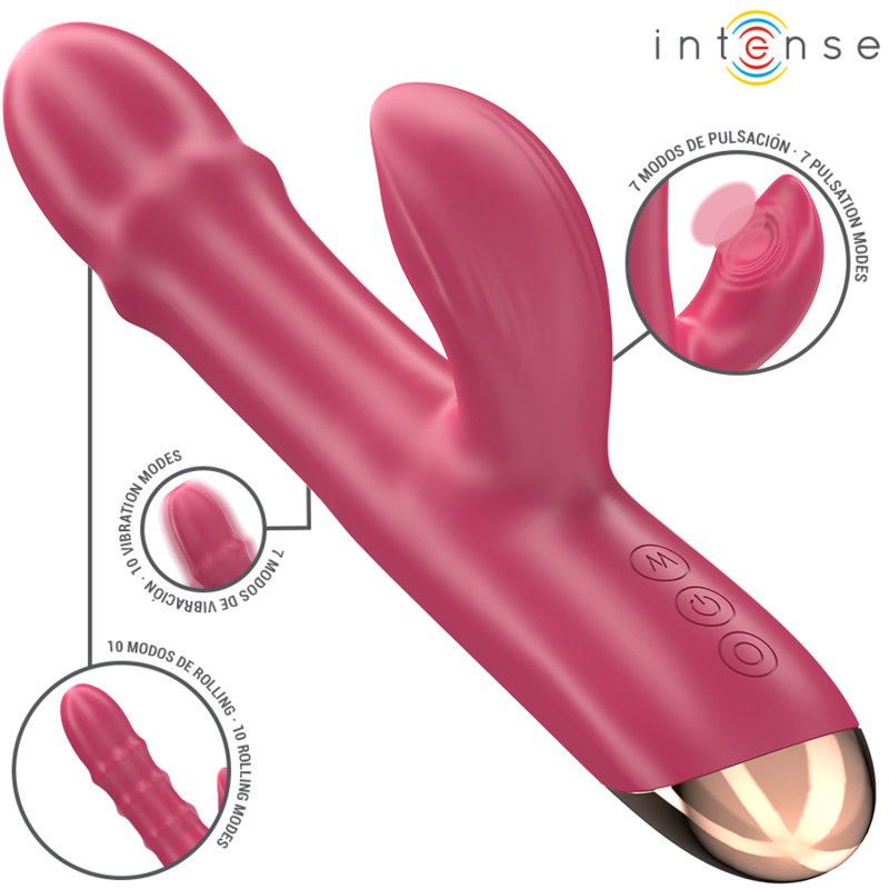 Intense — Vibromasseur Chloe Multifunction In, coloris rouge