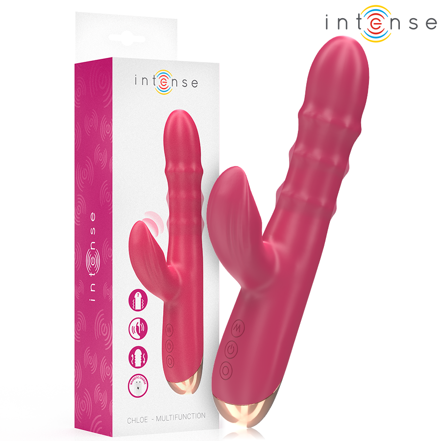 Intense — Vibromasseur Chloe Multifunction In, coloris rouge
