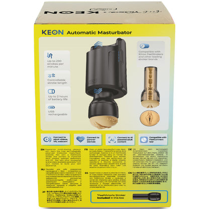 Kiiroo — Keon : masturbateur automatique + Feel Stroker