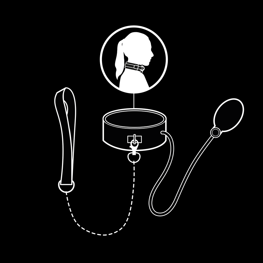 Fetish Submissive — Accessoire Inflatable Strangling Collar