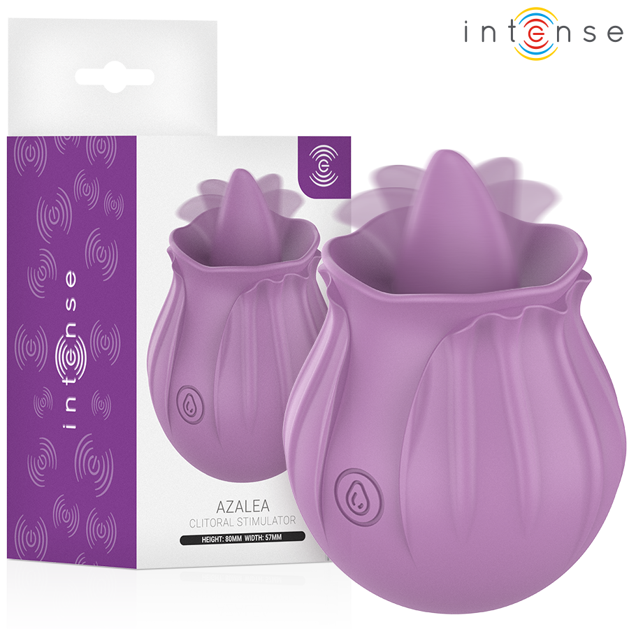 Intense — Stimulateur clitoridien Azalea Flower Clit, coloris violet