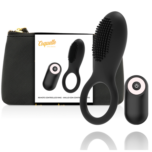 Coquette Toys — Anneau vibrant Black/, coloris noir