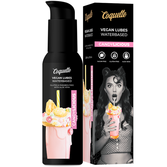 Lubrifiant Coquette Vegan Lubes 100 ml, candylicious — à l'aloe vera